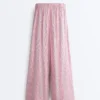 Pantaloni a gamba dritta a righe