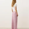 Pantaloni a gamba dritta a righe