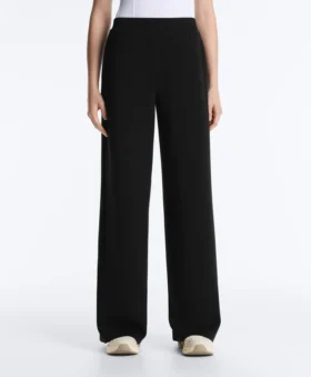 Pantaloni a gamba dritta a righe in modal Soft Touch