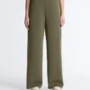 Pantaloni a gamba dritta a righe in modal Soft Touch