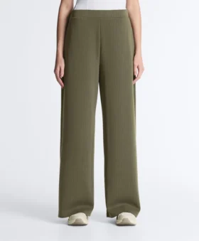 Pantaloni a gamba dritta a righe in modal Soft Touch