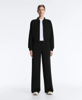 Pantaloni a gamba dritta a righe in modal Soft Touch
