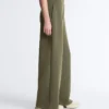 Pantaloni a gamba dritta a righe in modal Soft Touch