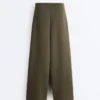 Pantaloni a gamba dritta a righe in modal Soft Touch