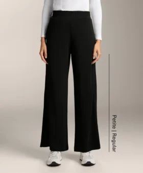 Pantaloni a gamba dritta con bottoni e bordino in modal Soft Touch