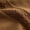 Pantaloni a gamba dritta con struttura a maglia laterale Pantaloni a gamba dritta con struttura a maglia laterale