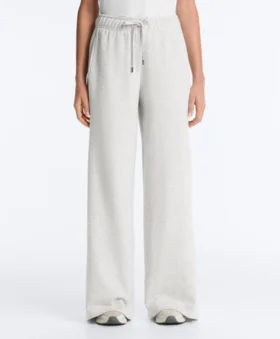 Pantaloni a gamba dritta in cotone melange