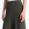 Pantaloni a gamba dritta in maglia a costine