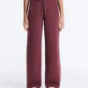Pantaloni a gamba dritta in misto cotone