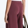 Pantaloni a gamba dritta in misto cotone