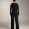 Pantaloni a gamba dritta in modal con piega