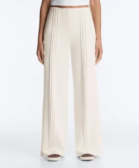 Pantaloni a gamba dritta in modal Soft Touch con bordino
