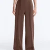 Pantaloni a gamba dritta in modal Soft Touch con bordino