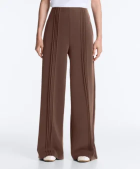 Pantaloni a gamba dritta in modal Soft Touch con bordino