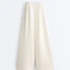 Pantaloni a gamba dritta in modal Soft Touch con bordino