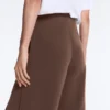 Pantaloni a gamba dritta in modal Soft Touch con bordino