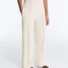 Pantaloni a gamba dritta in modal Soft Touch con bordino