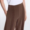 Pantaloni a gamba dritta in modal Soft Touch con bordino