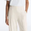 Pantaloni a gamba dritta in modal Soft Touch con bordino