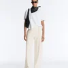 Pantaloni a gamba dritta in modal Soft Touch con bordino