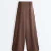 Pantaloni a gamba dritta in modal Soft Touch con bordino