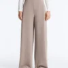 Pantaloni a gamba larga a righe in modal Soft Touch