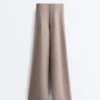 Pantaloni a gamba larga a righe in modal Soft Touch