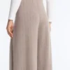 Pantaloni a gamba larga a righe in modal Soft Touch