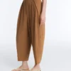 Pantaloni a gamba larga a vita alta Light Touch