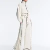 Pantaloni a gamba larga in modal Soft Touch con bordino a contrasto