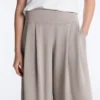 Pantaloni a gamba larga in modal Soft Touch con dettaglio a corsetto Pantaloni a gamba larga in modal Soft Touch con dettaglio a corsetto