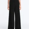 Pantaloni a gamba larga in modal Soft Touch con orlo a giorno Pantaloni a gamba larga in modal Soft Touch con orlo a giorno