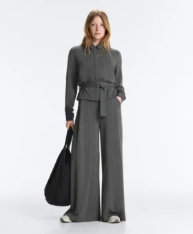 Giacca Soft Touch in modal morbido con cintura