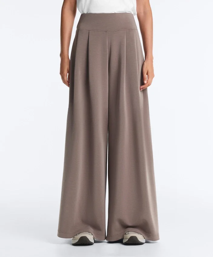 Pantaloni a gamba larga in modal Soft Touch con vita a corsetto Pantaloni a gamba larga in modal Soft Touch con vita a corsetto