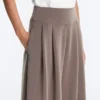 Pantaloni a gamba larga in modal Soft Touch con vita a corsetto Pantaloni a gamba larga in modal Soft Touch con vita a corsetto