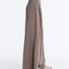 Pantaloni a gamba larga in modal Soft Touch con vita a corsetto Pantaloni a gamba larga in modal Soft Touch con vita a corsetto