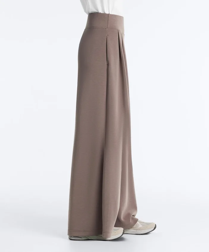 Pantaloni a gamba larga in modal Soft Touch con vita a corsetto Pantaloni a gamba larga in modal Soft Touch con vita a corsetto