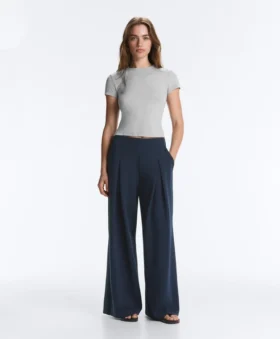 pantaloni a gamba larga in piqu di cotone 2 1 280x339 - Pantaloni a gamba larga in piqu&eacute; di cotone