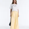 Pantaloni a gamba larga in piqué di cotone Pantaloni a gamba larga in piqué di cotone