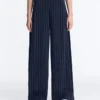 Pantaloni a gamba larga Soft Touch con piega laterale e in modal Pantaloni a gamba larga Soft Touch con piega laterale e in modal