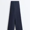 Pantaloni a gamba larga Soft Touch con piega laterale e in modal Pantaloni a gamba larga Soft Touch con piega laterale e in modal