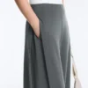 Pantaloni a gamba larga Soft Touch con piega laterale e in modal Pantaloni a gamba larga Soft Touch con piega laterale e in modal