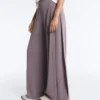 Pantaloni a gamba larga Soft Touch con piega laterale e in modal Pantaloni a gamba larga Soft Touch con piega laterale e in modal