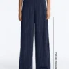 Pantaloni a gamba larga Soft Touch con piega laterale e in modal Pantaloni a gamba larga Soft Touch con piega laterale e in modal