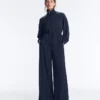 Pantaloni a gamba larga Soft Touch con piega laterale e in modal Pantaloni a gamba larga Soft Touch con piega laterale e in modal