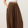 Pantaloni a palloncino in 100% cotone Pantaloni a palloncino in 100% cotone