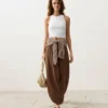 Pantaloni a palloncino in 100% cotone Pantaloni a palloncino in 100% cotone