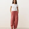 Pantaloni a palloncino in 100% lino Pantaloni a palloncino in 100% lino