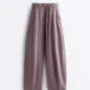 Pantaloni a palloncino in 100% lino Pantaloni a palloncino in 100% lino