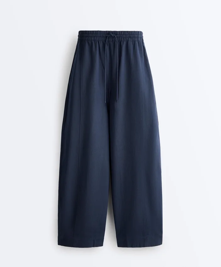 Pantaloni a palloncino in misto cotone Pantaloni a palloncino in misto cotone
